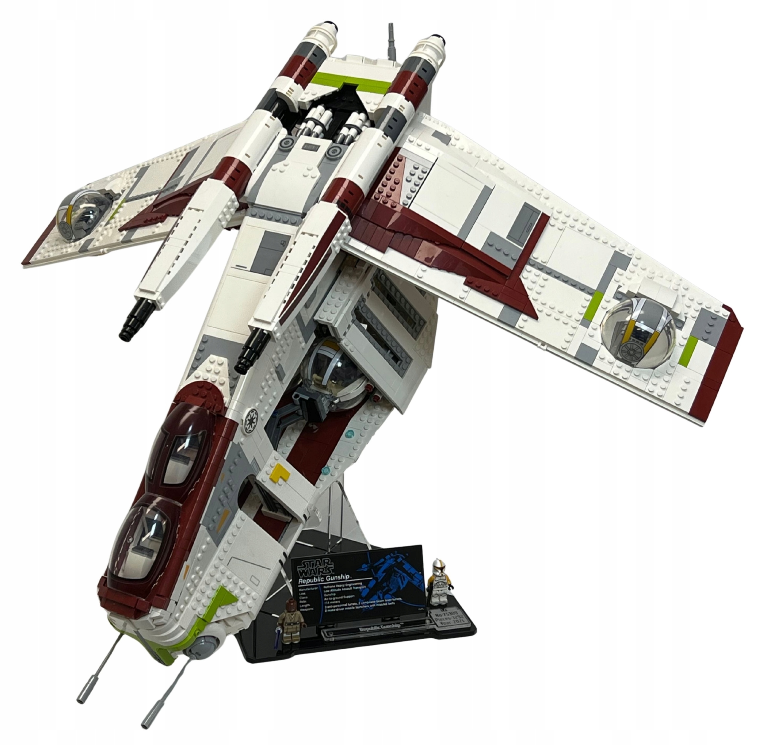 Podstavec Blacked Brick pre Lego 75309 Star Wars Kanonierka republiky