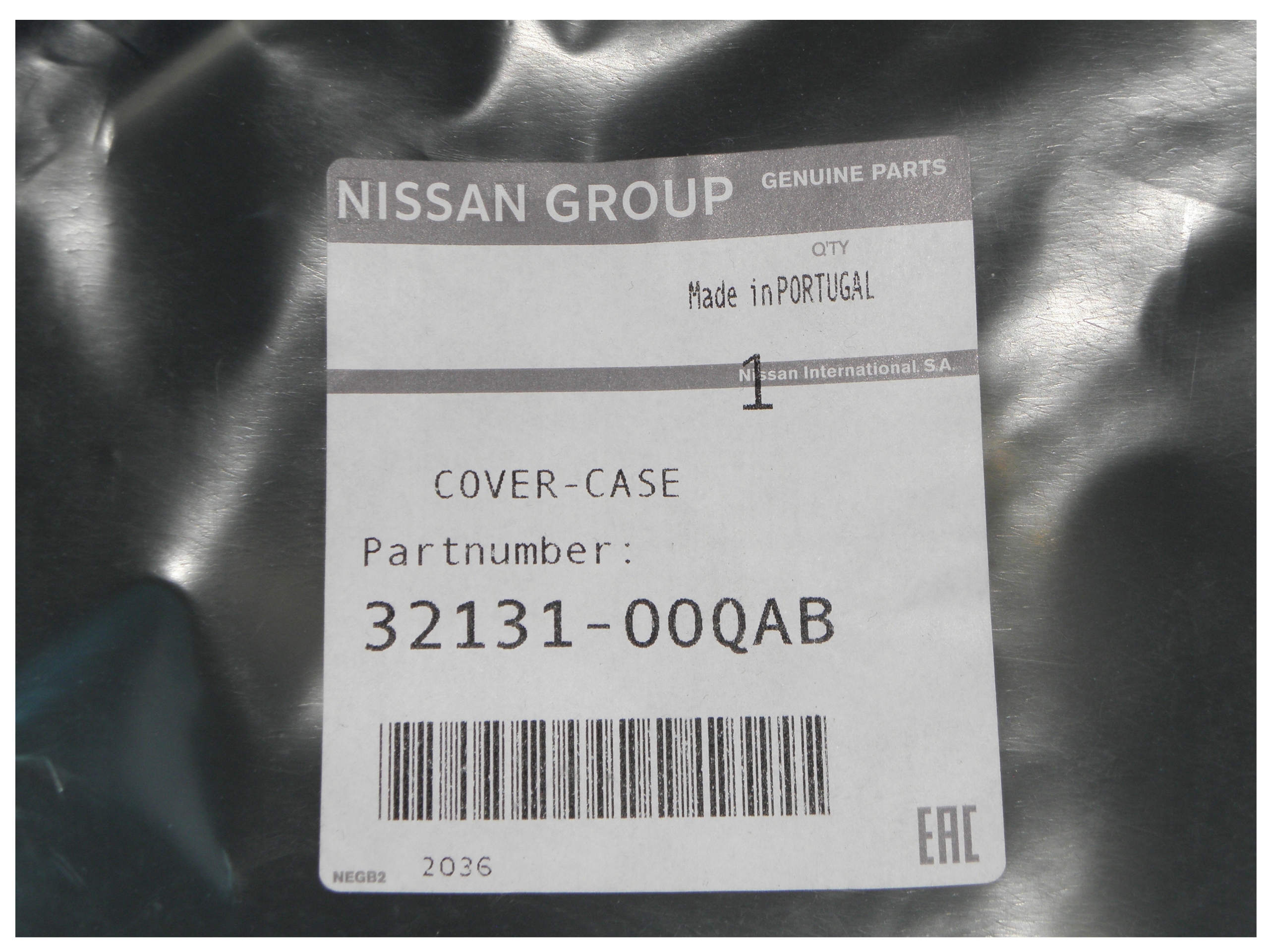 MEGANE II SCENIC II CLIO III MODUS DEKIEL POKRYWA OSŁONA SKRZYNI BIEGU ORG Jakość części (zgodnie z GVO) O - oryginał z logo producenta pojazdu (OE)