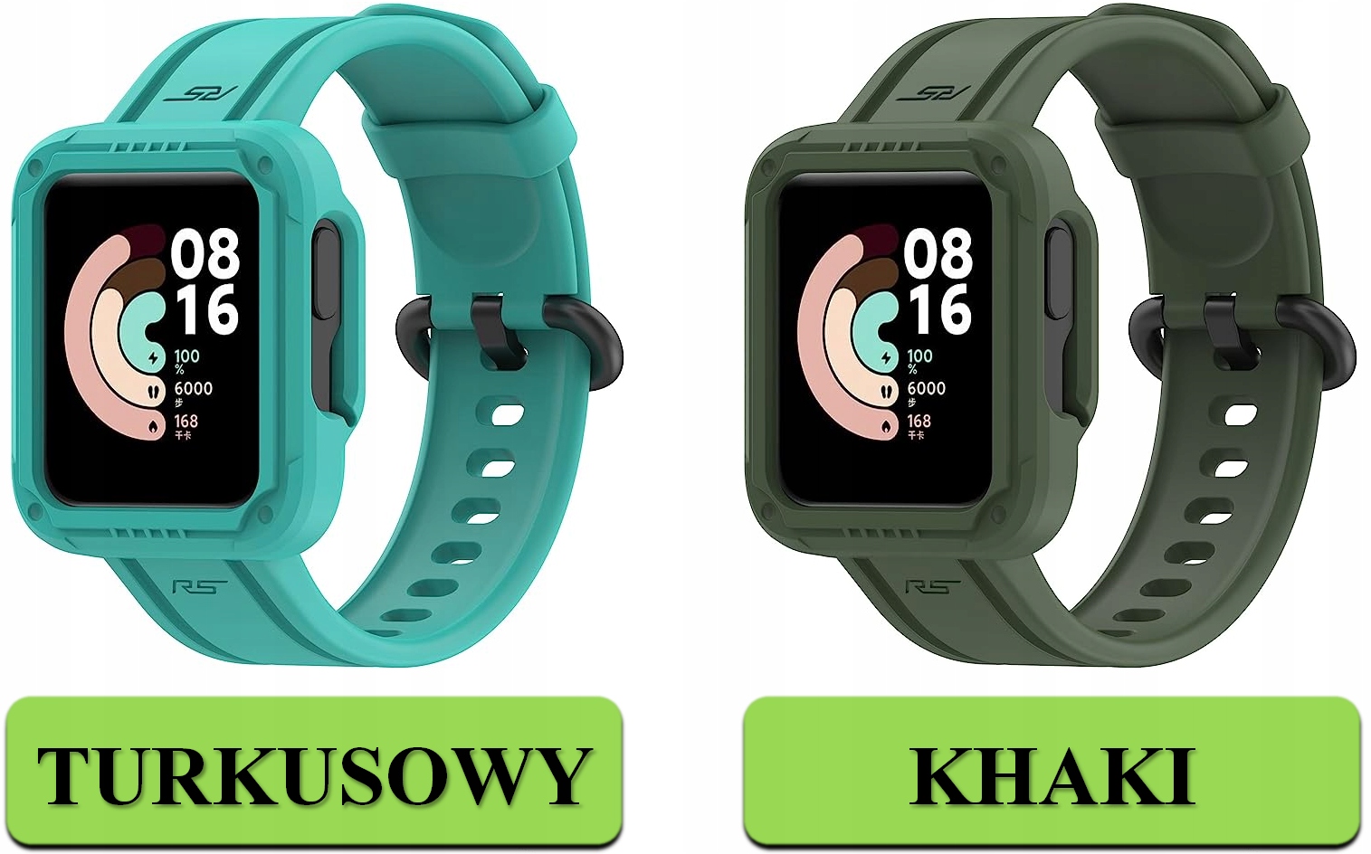 PASEK Z ETUI DO XIAOMI REDMI WATCH 2 LITE |KOLORY! Materiał guma
