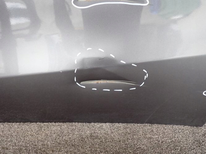 MERCEDES W156 156 GLA door left rear. rear part
