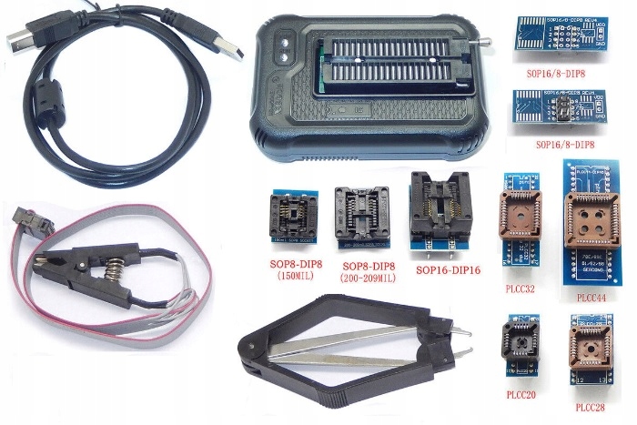 Univerzální Programátor Usb T48 10 Adaptérů