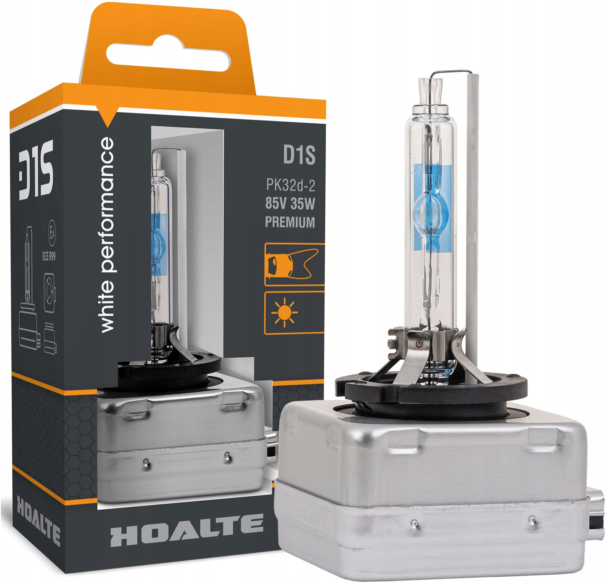 Xenon D1S Żarnik Palnik Ksenon Hoalte Premium White Performance 5800K +100%