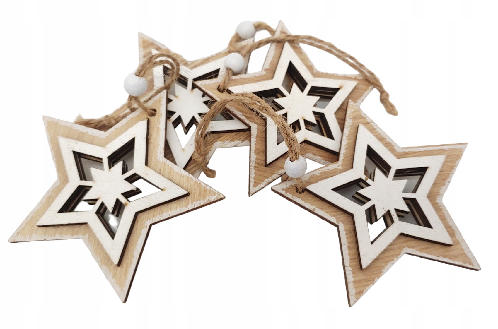 

Ozdoba Choinkowa Gwiazda Drewno 8cm