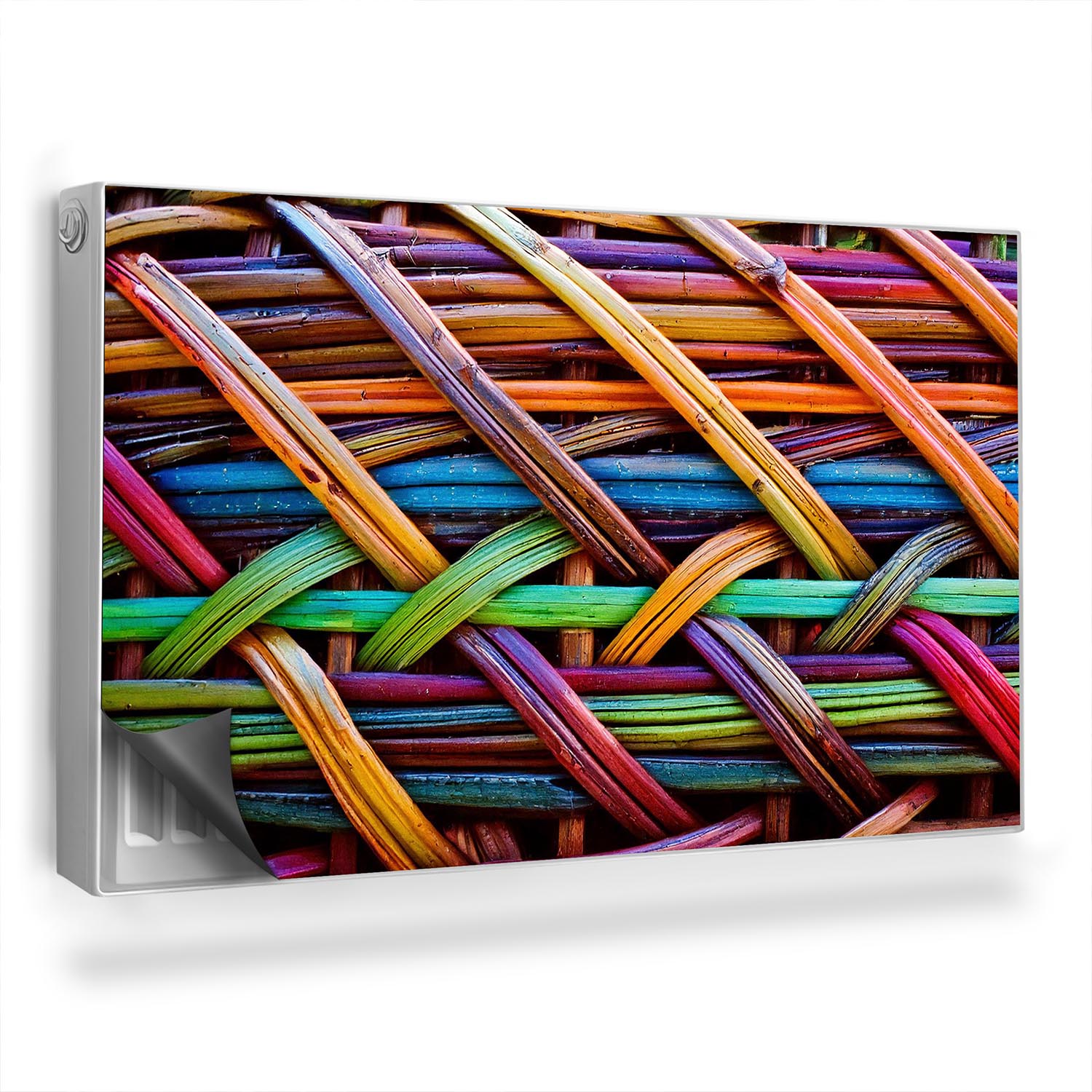 Magnetický panel na radiátor Přiblížení na proutěnou vazbu 100x60