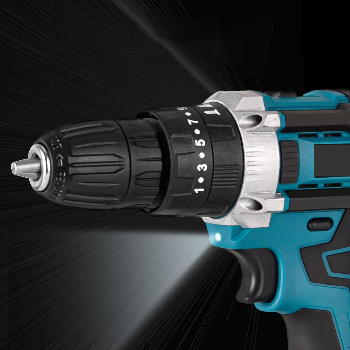 WIERTARKA UDAROWA ELEKTRYCZNA BEZPRZEWODOWY II BIEGI 1500RPM Z LED Kod producenta WIERTARKA UDAROWA ELEKTRYCZNA