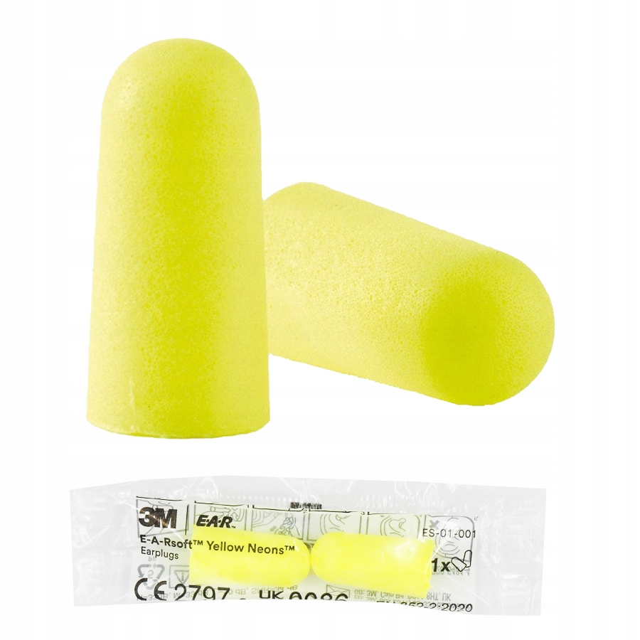 ZATYCZKI STOPERY DO USZU EAR SOFT 3M 1 par EAN (GTIN) 5904576746506