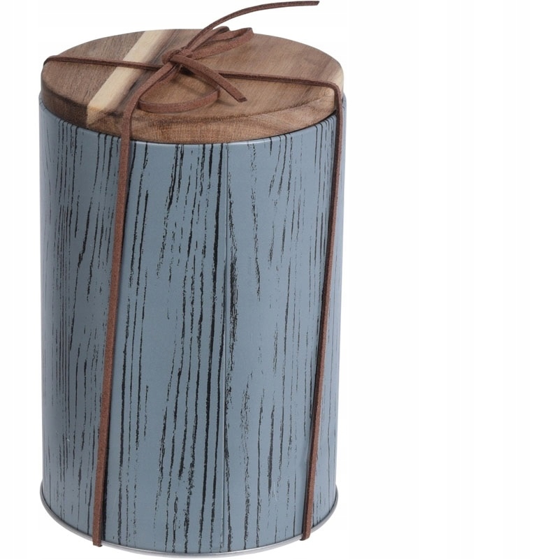 

Puszka Metalowa do przechowywania niebieska