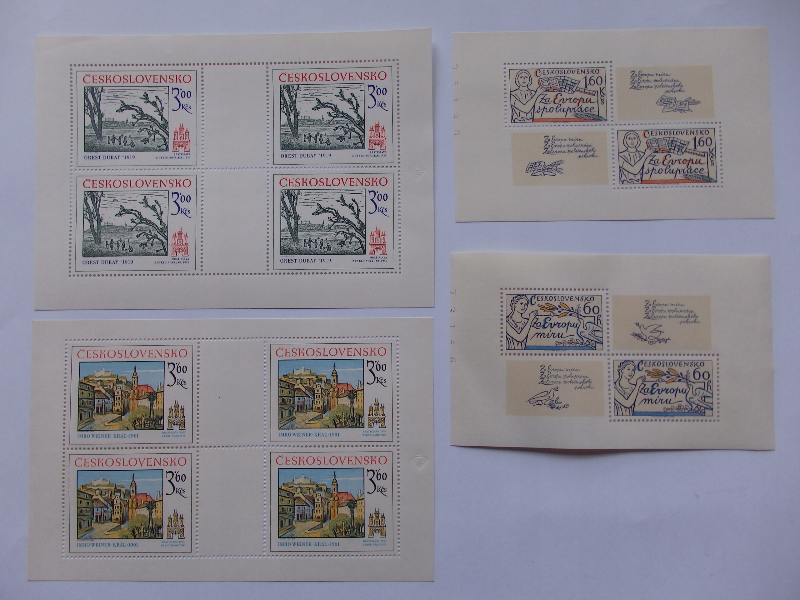 Czechosłowacja, Zestaw bloków, B8990