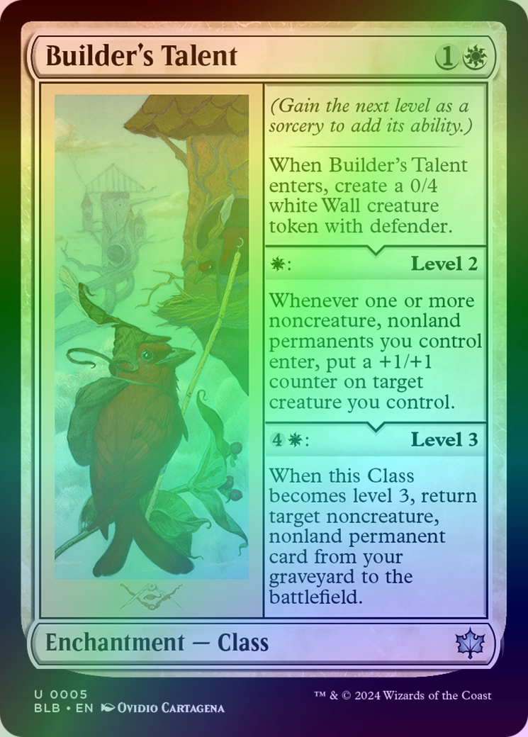 [mtg] Builder's Talent (blb) *foil*