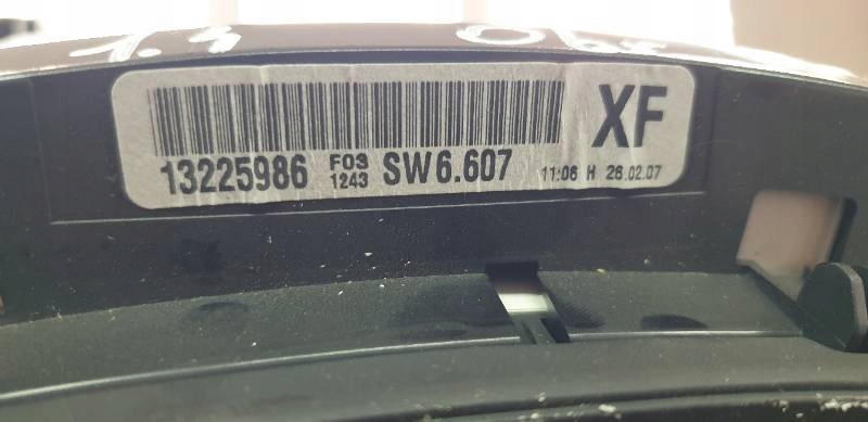 dials OPEL ASTRA III H 1.4 16V 13225986XF
