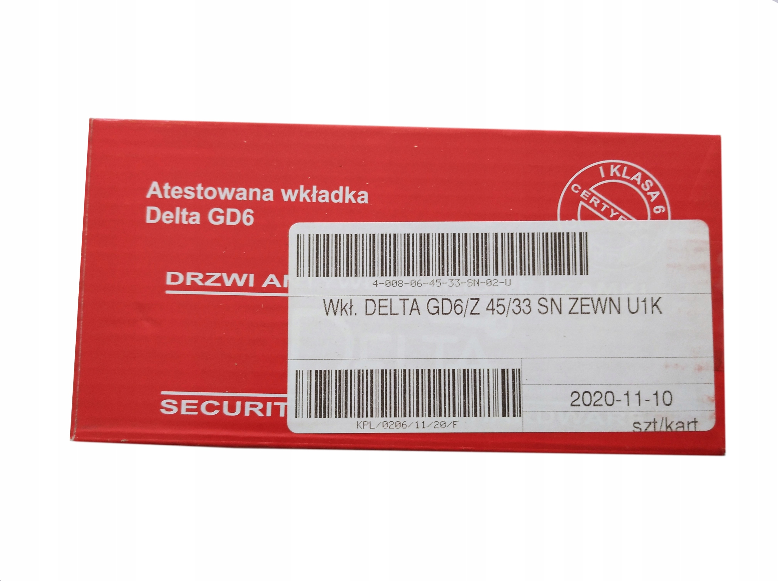 Vložky do systému 1 kľúča Delta GD6 na ozubené koleso Zew