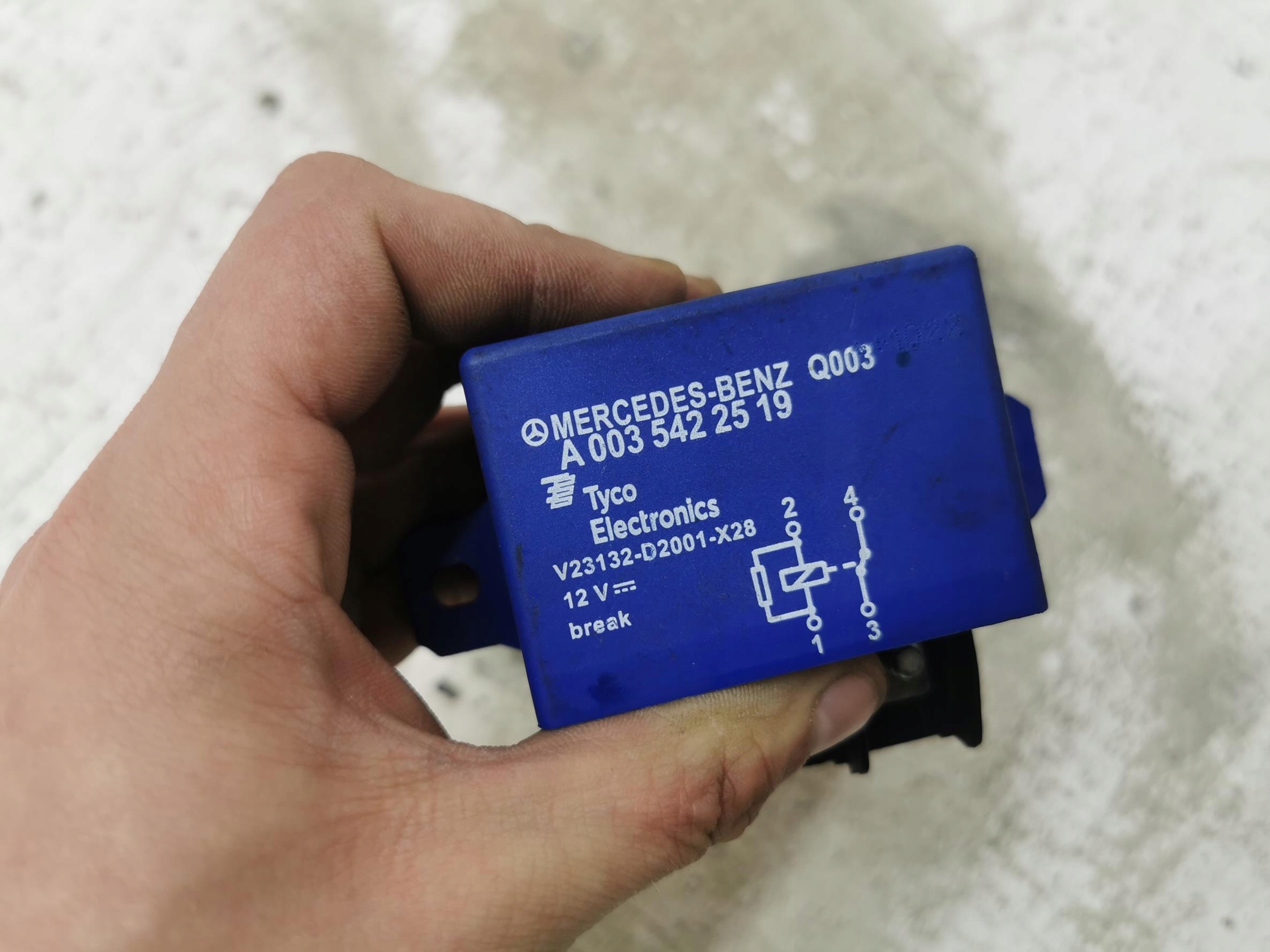 module relay KLEMY MERCEDES A-KLASA W169 1.5B