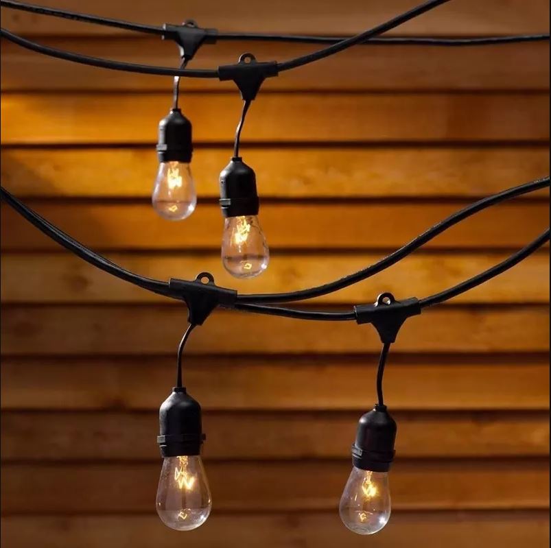 GIRLANDA OGRODOWA ŚWIETLNA 12m IP65 +ŻARÓWKI 10LED Marka Focla