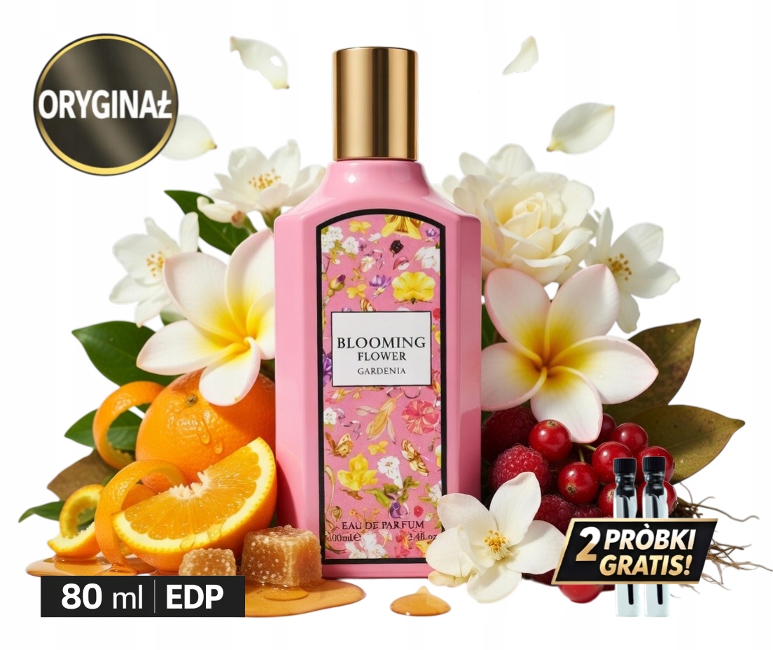 Parfém Fragrance World Blooming Flower 80 ml 2 vzorky Dárek
