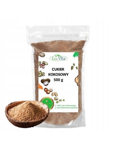 Levně 4 x Cukr cukr 500 g Přírodní z kokosu Zdravá náhrada čerstvého cukru