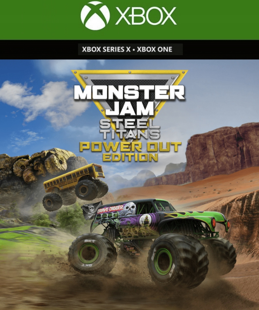 MONSTER JAM STEEL TITANS POWER OUT BUNDLE XBOX KOD Stan nowy 43,99