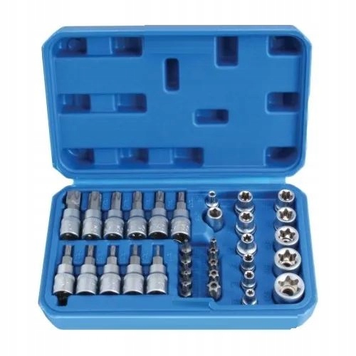 

Klucze Nasadowe Nasadki Bity Torx 3/8 Zestaw 34 El