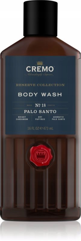 Cremo Reserve Collection Palo Santo Sprchový Gel Pro Muže 473 ML