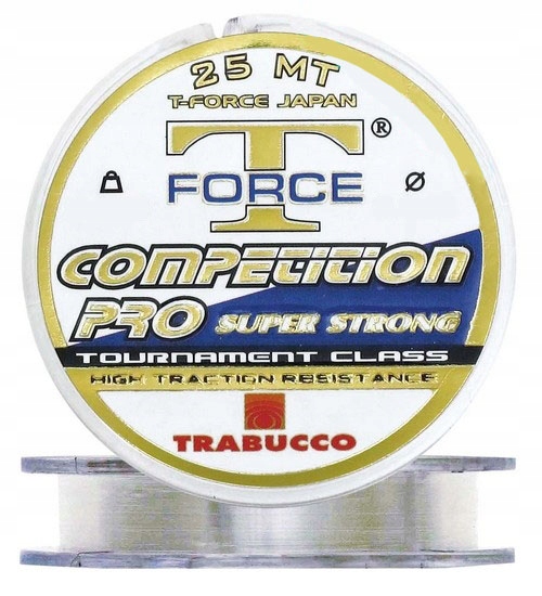 Żyłka 0.08mm T-Force competition pro 25m Trabucco