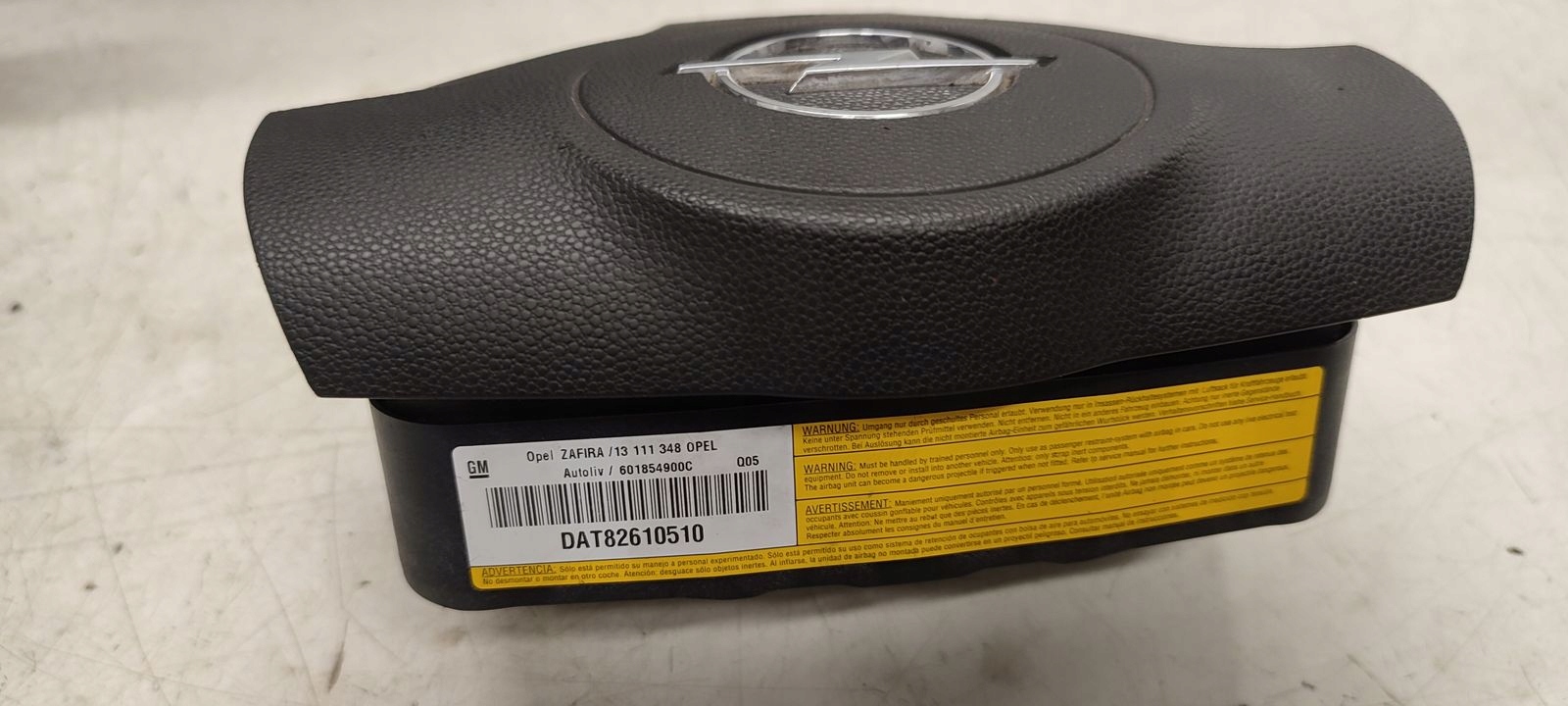 airbag airbag driver´s Opel Zafira B 1,9 CDTI