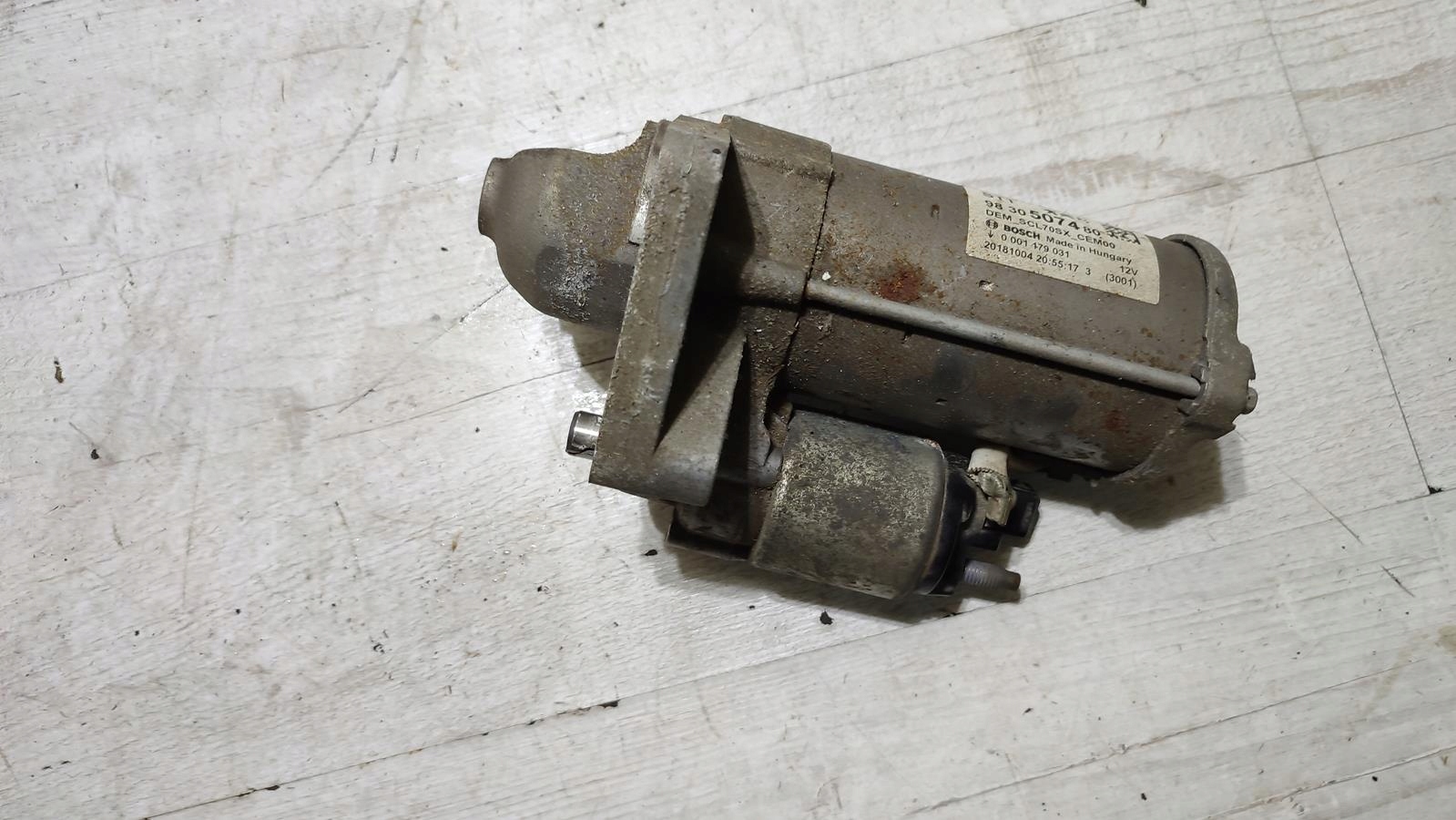 starter 1.2 THP Citroen C4 Cactus Lift