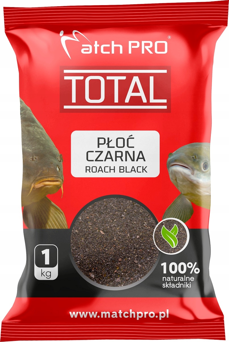 Zanęta Total Płoć Czarna 1kg Match Pro