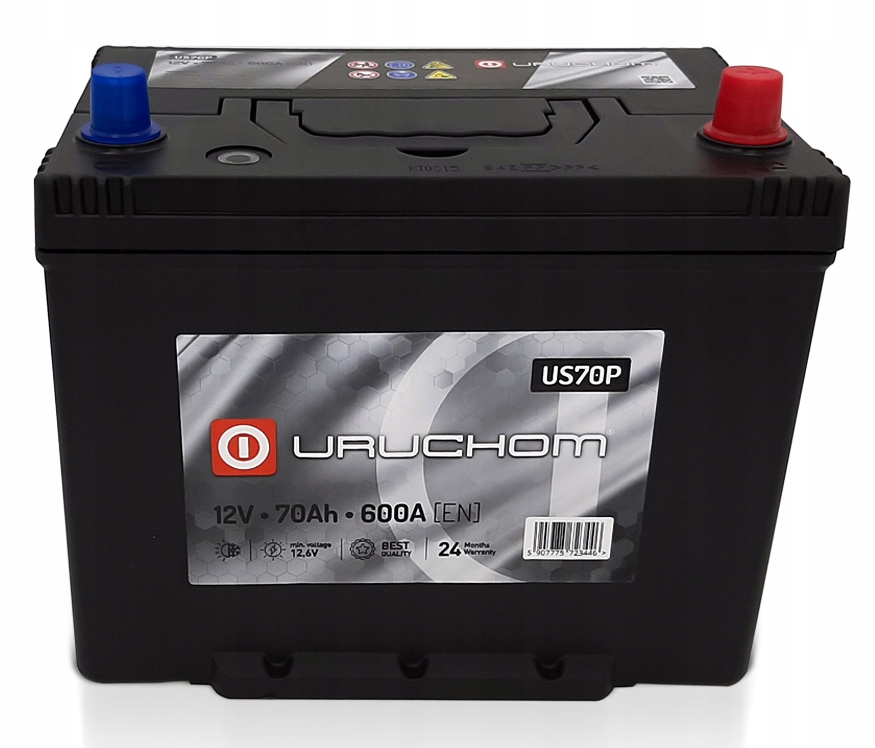 Akumulator Uruchom Silver 70Ah 600A P+ US70P