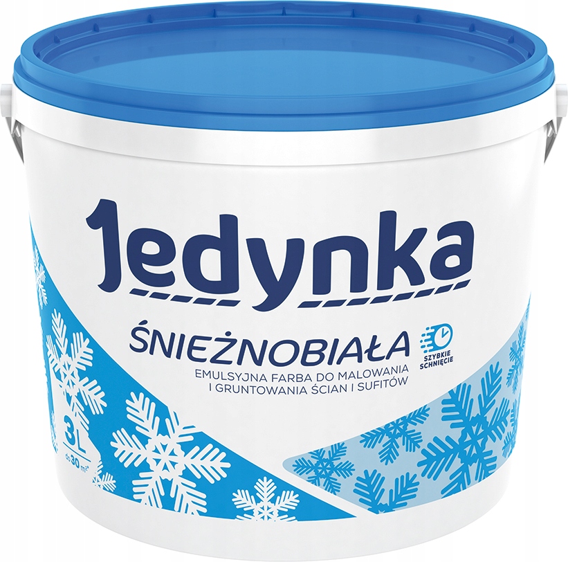 

Farba akrylowa Jedynka Śnieżnobiała 3L