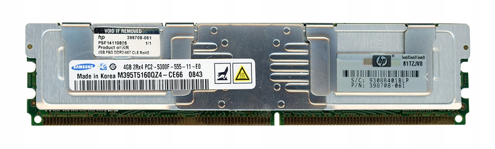 Hp 398708-061 4GB DDR2 667MHz Ecc M395T5160QZ4-CE66
