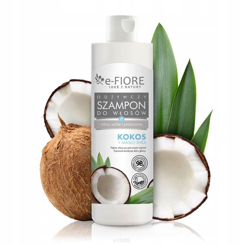 

e-FIORE Odżywczy szampon bez Sls do wł. suchych