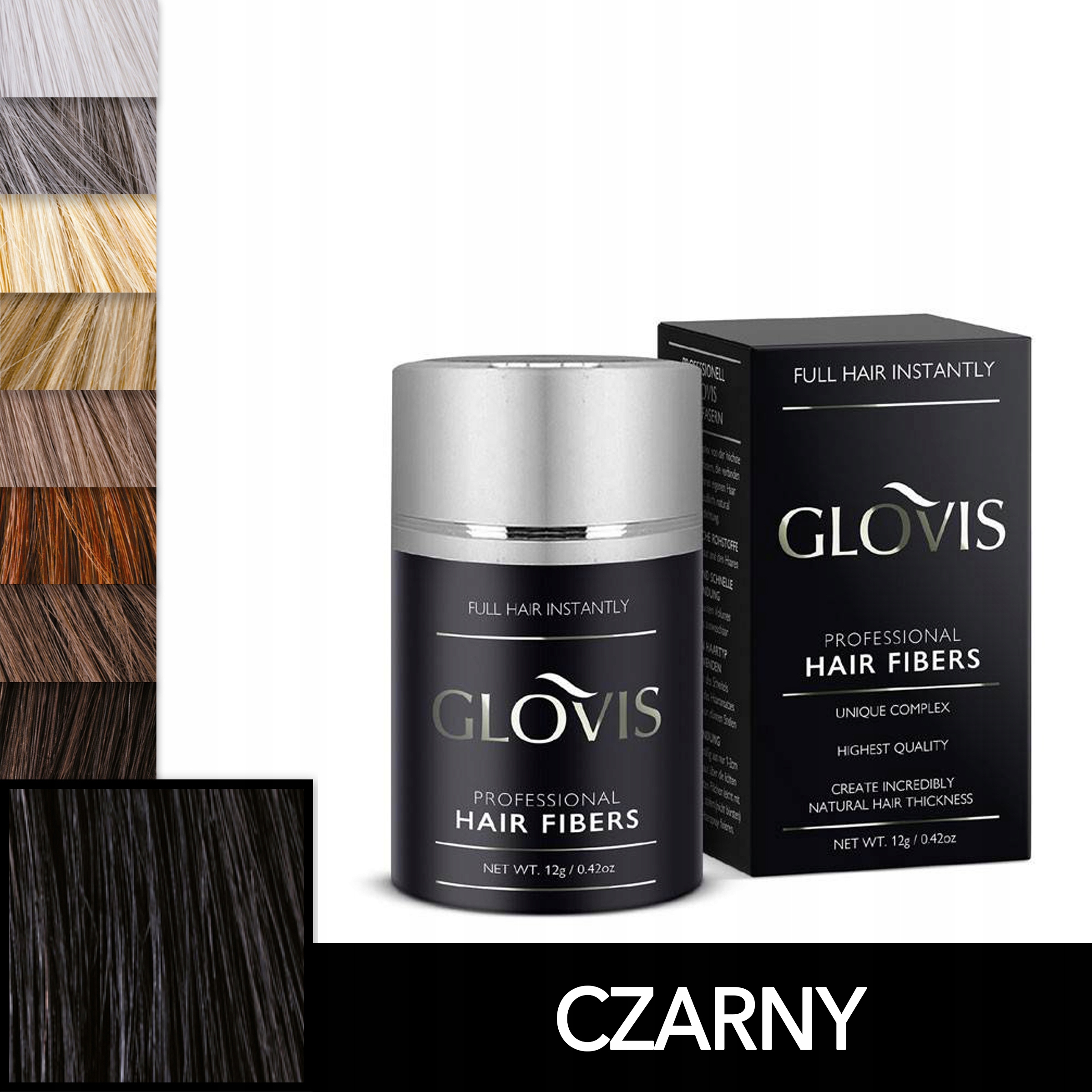 

Włókna Glovis 12g Czarny Black