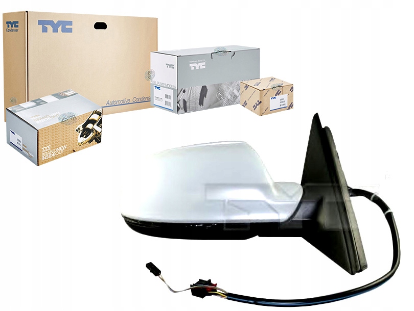 TYC LUSTERKO ZEWNĘTRZNE AUDI TYC