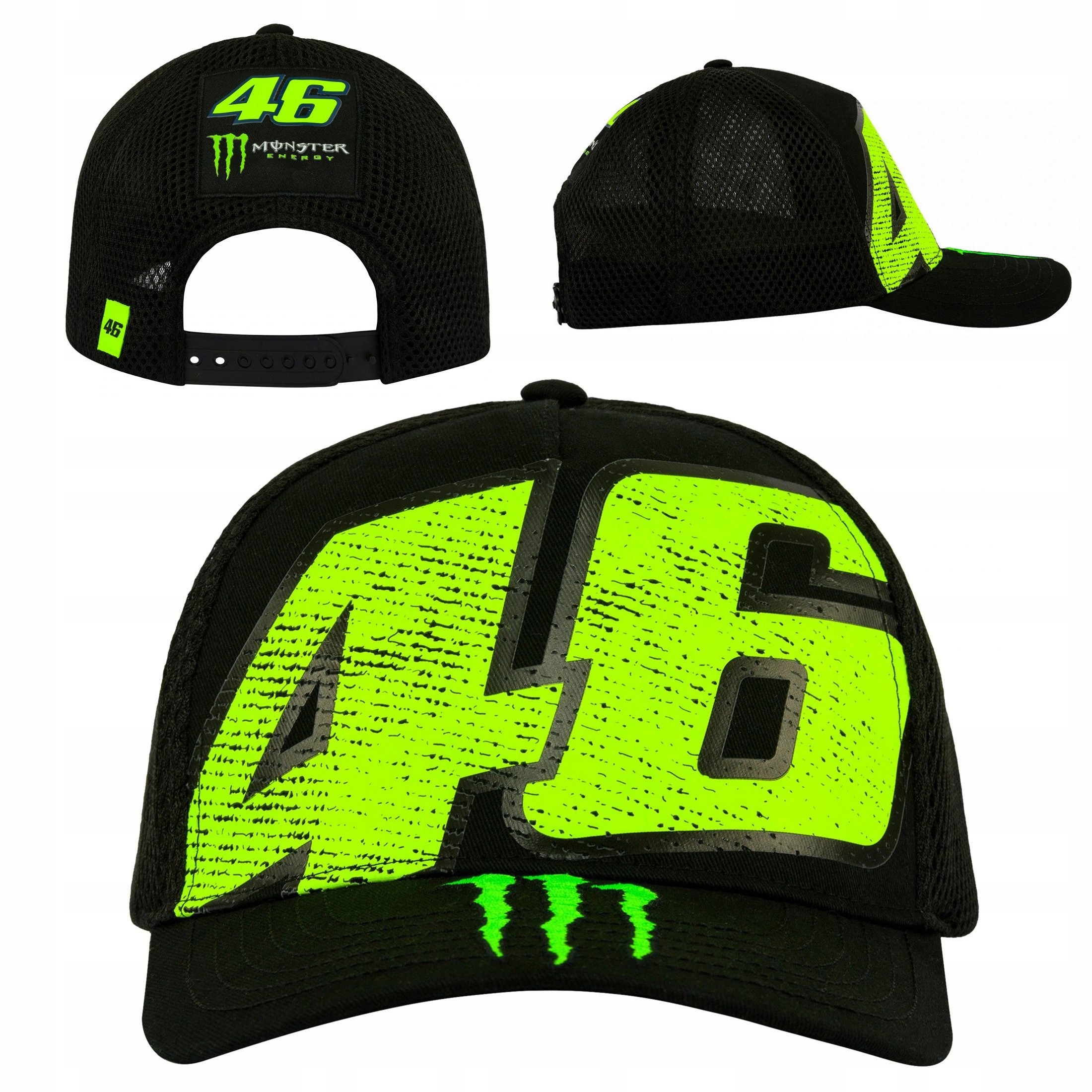 Motocyklová čiapka s šiltom VR46 Valentino Rossi Monster Trucker