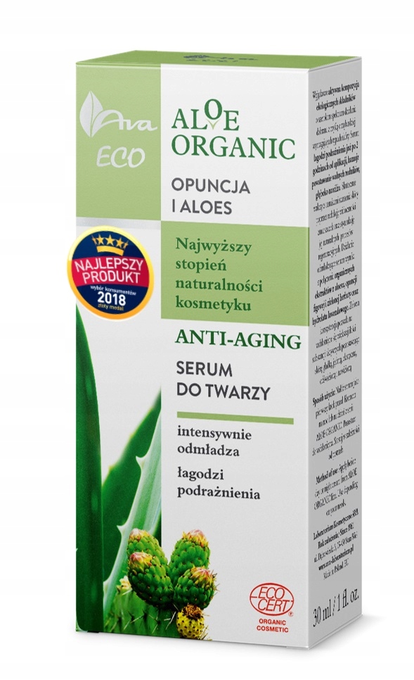 

Ava Aloe Organic Serum do twarzy anti-aging 30 ml