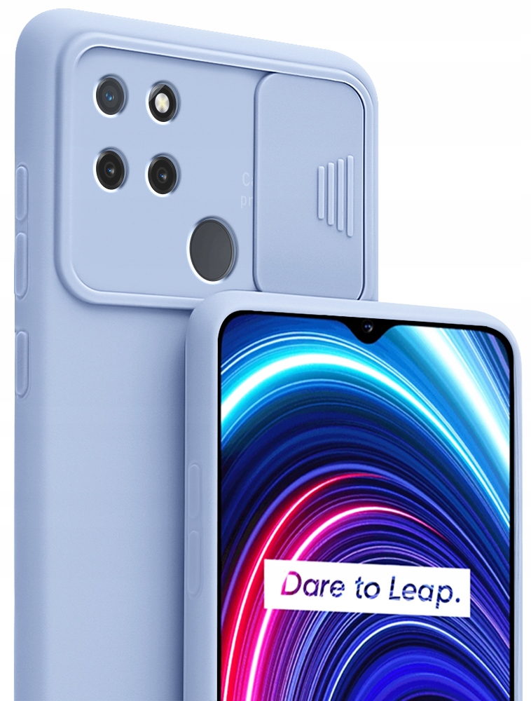 

Etui Silicone CamShield +Szkło do Realme C21Y C25Y
