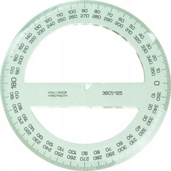 

Koh-i-noor Kątomierz kołowy 360/125