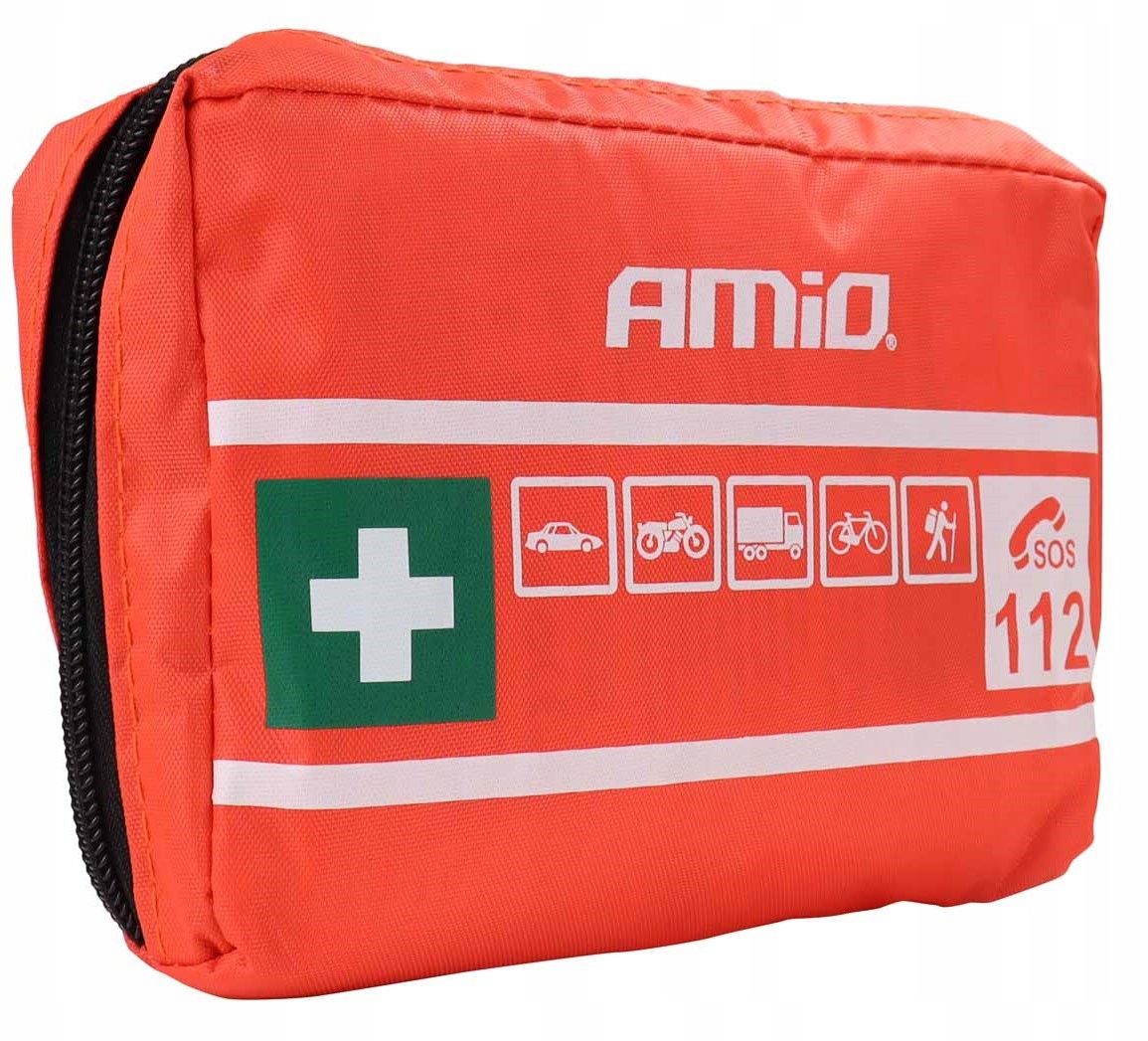 APTECZKA PIERWSZEJ POMOCY DO SAMOCHODU DIN13167 Producent wyrobu medycznego Pk-mot