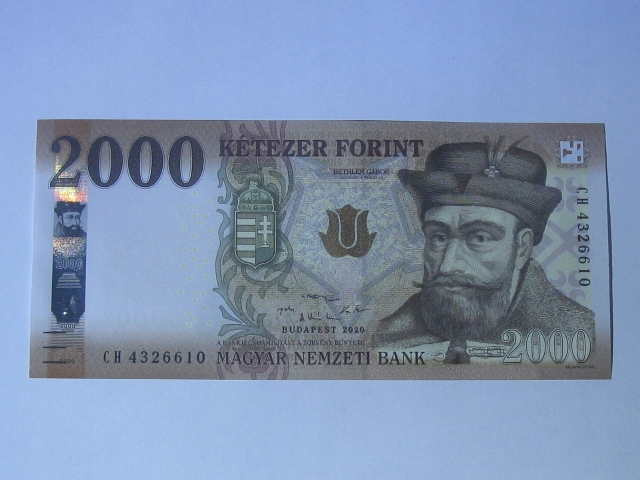 Węgry Banknot 2000 Forintów 2020 UNC P-204c