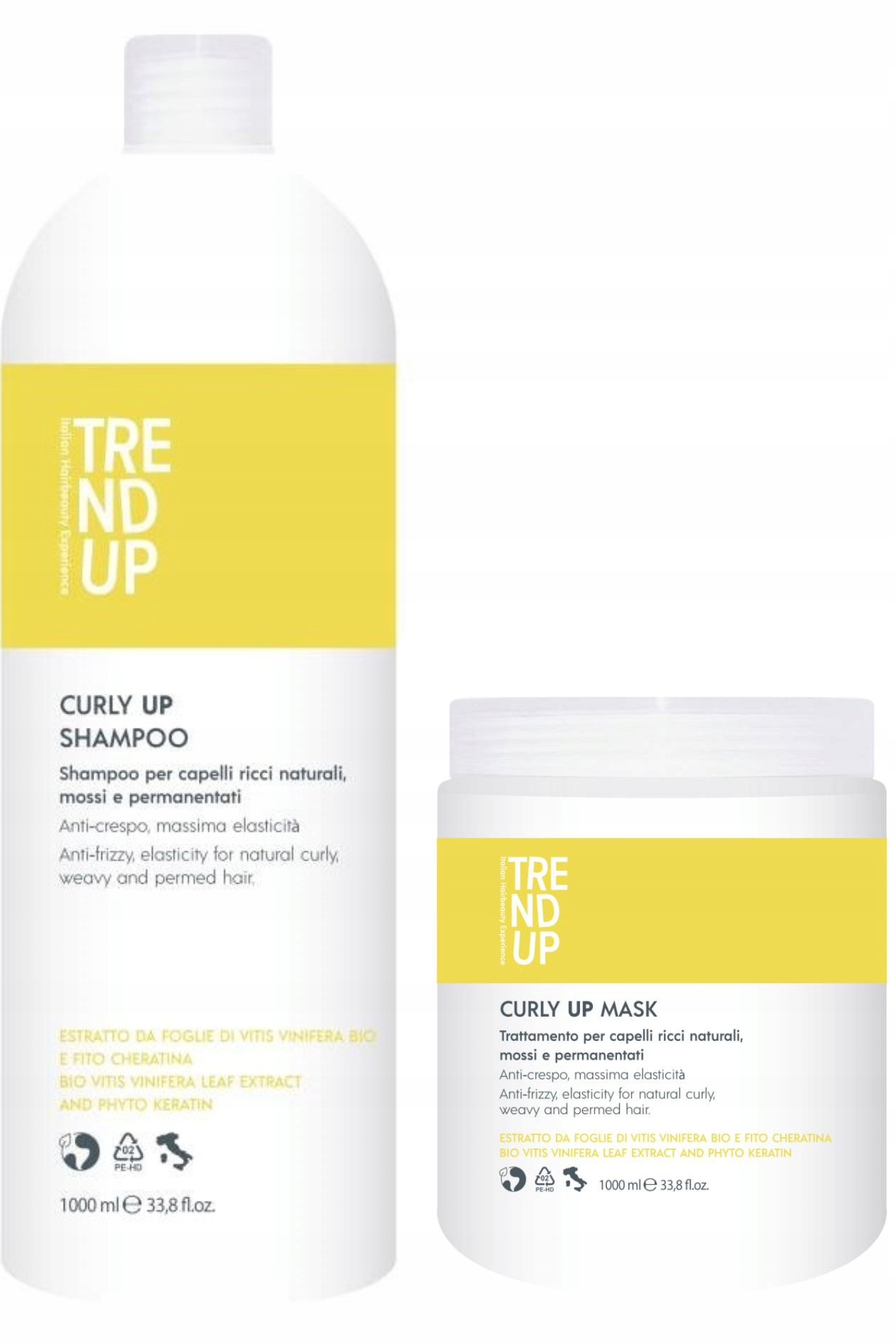 Sada Šampon Maska Pro Kudrnaté Vlasy (trend Up) Velká 1000 ML
