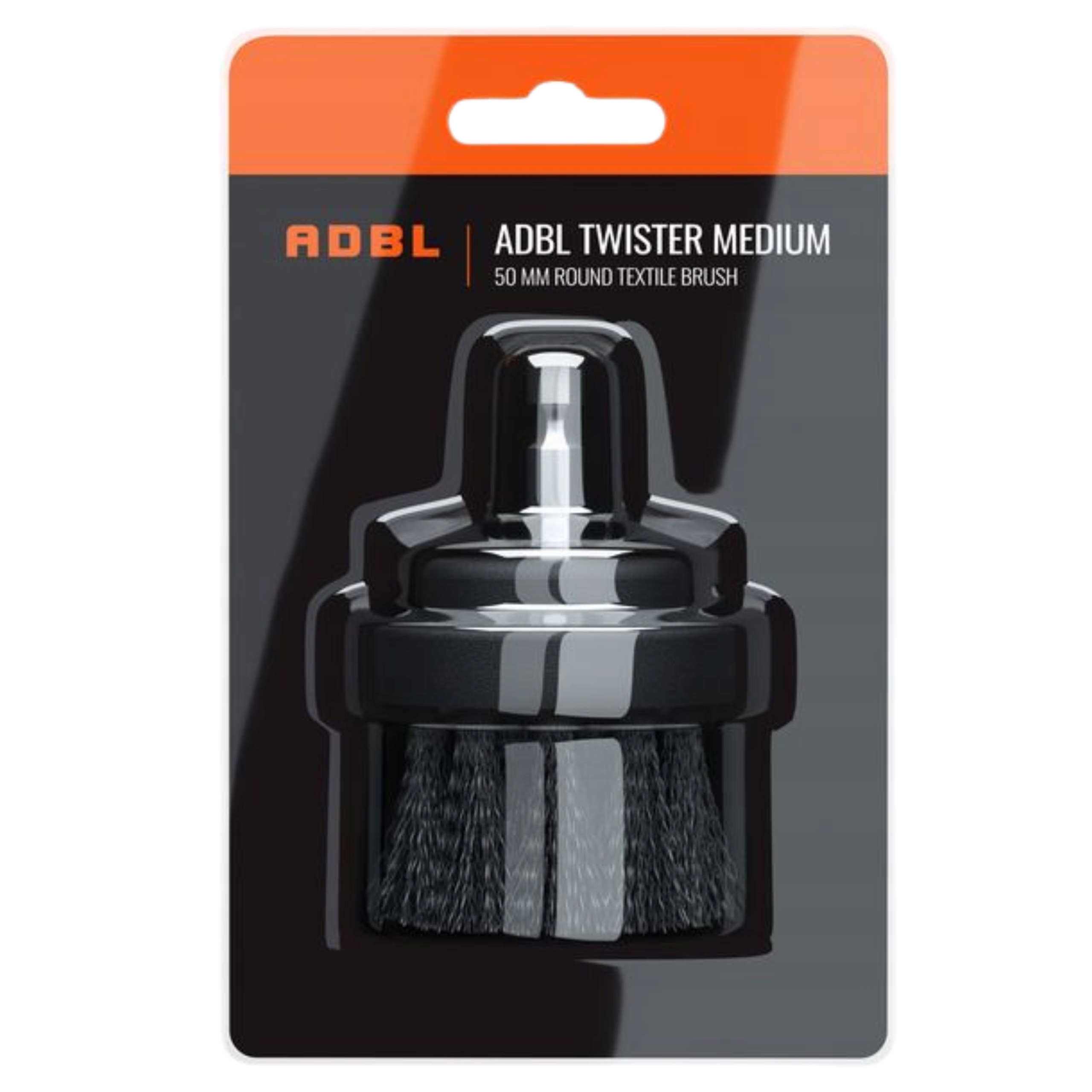 Adbl Twister Medium Szczotka Na Wkrętarkę Do Czyszczenia Tapicerki 50 mm