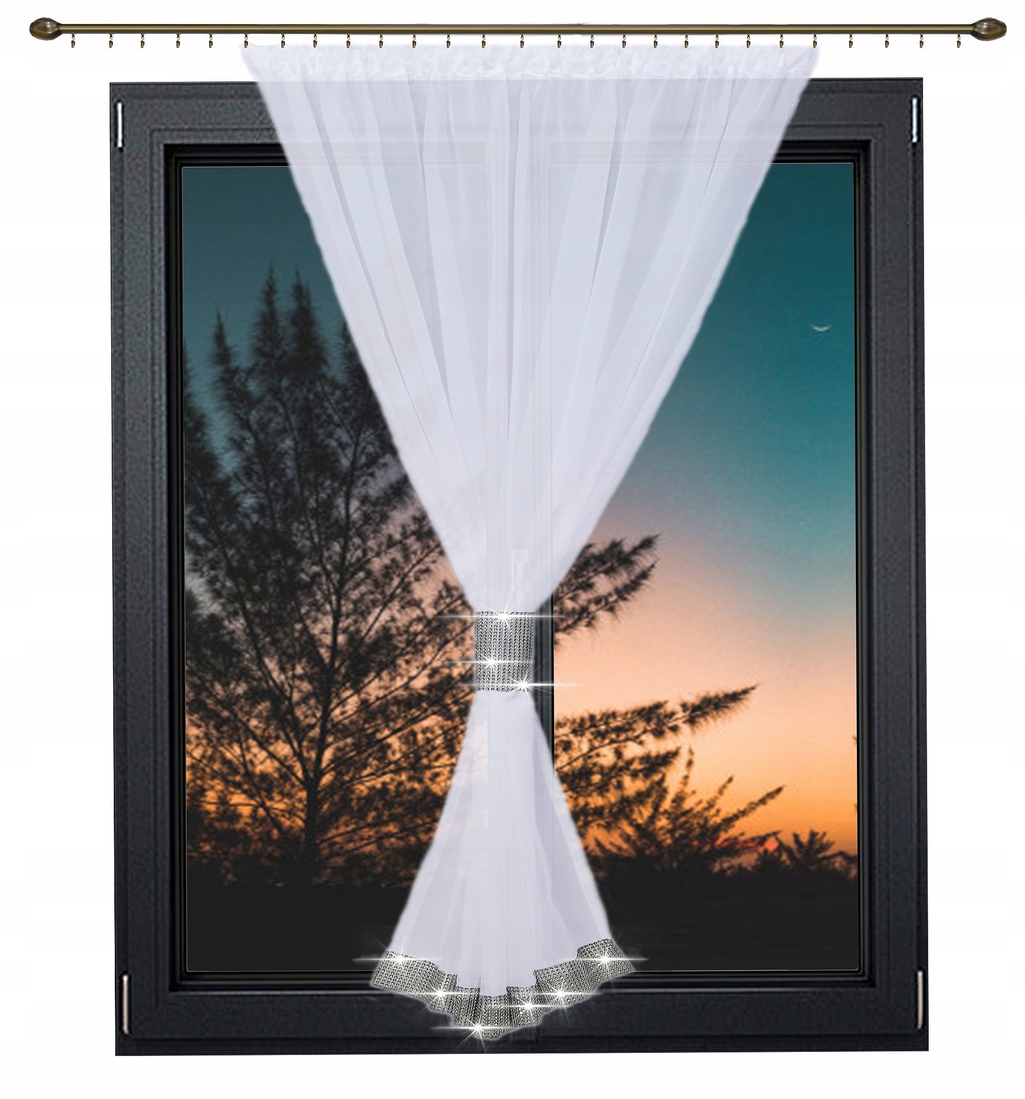 FIRANKI FIRANA FIRANKA GOTOWA WOAL TAŚMA CYRKONIE