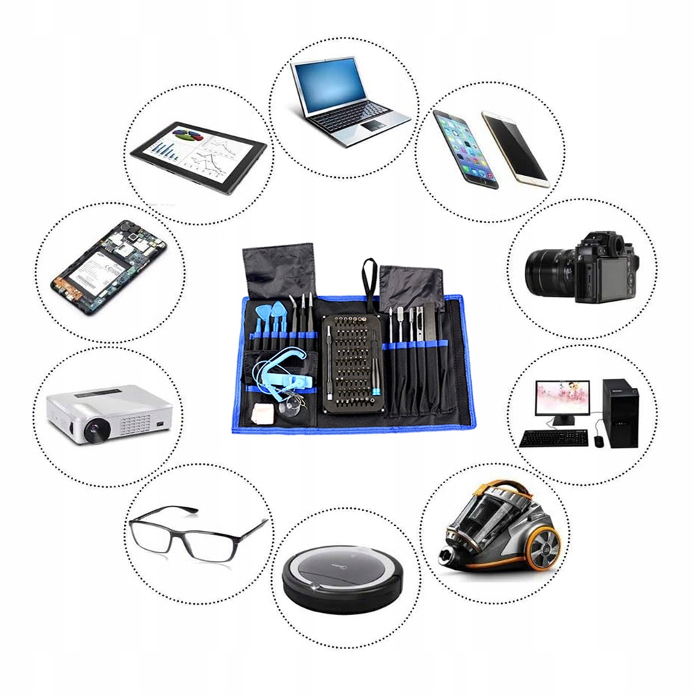 Zestaw narzędzi Tech Toolkit 85 el. Precyzyjny Komputer Telefon Kod producenta Zestaw narzędzi Tech Toolkit 85 el