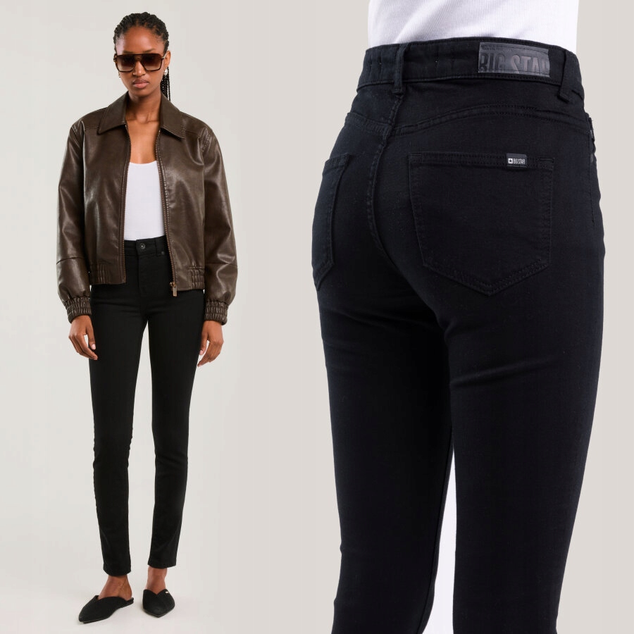 Big Star Dámské Černé Džíny Adela 915 W30 L30
