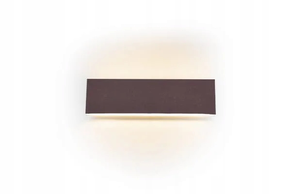 Nástěnné svítidlo obdélníková lampa z mědi Trio