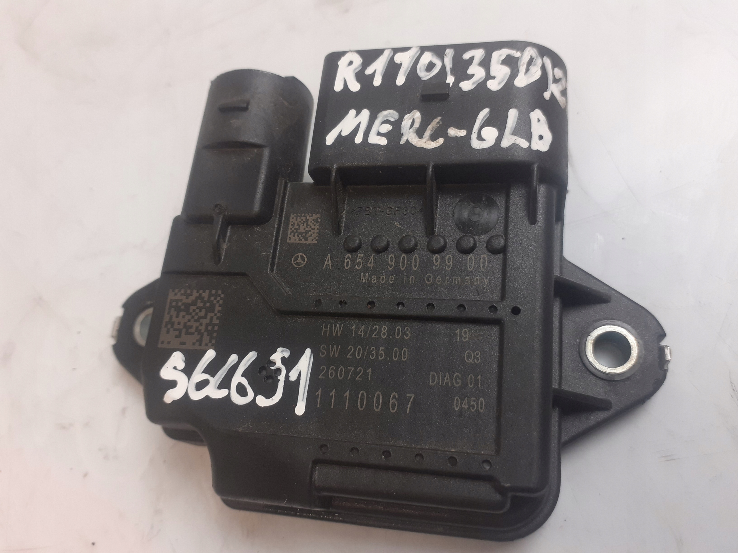 Relè candele MERCEDES GLB A247 X247 2.0D CDI
