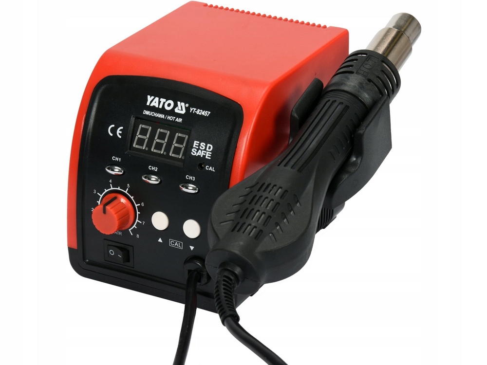Horkovzdušná Stanice S Výkonem 750 W A Led Displejem, Bezkartáčový Ventilátor