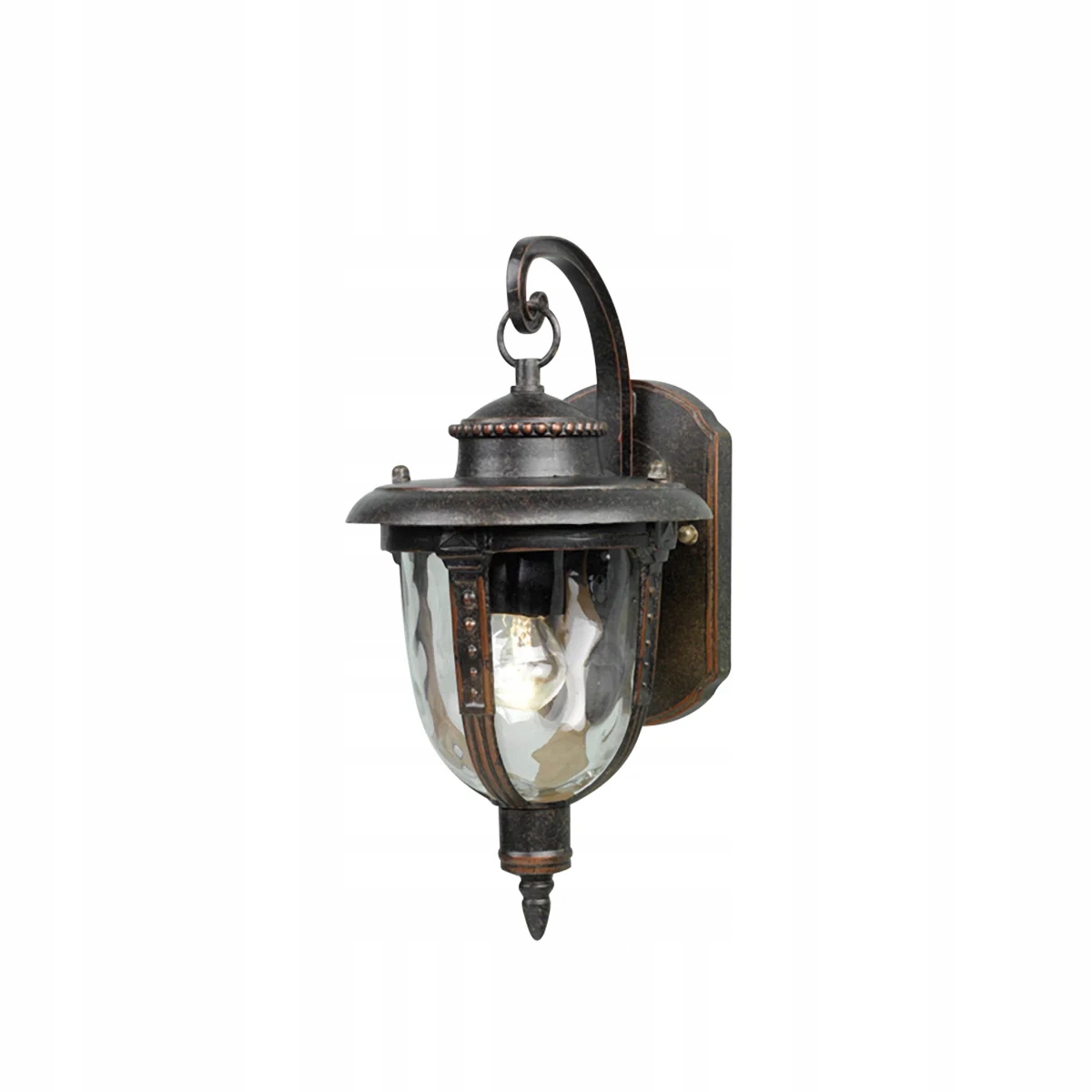 Vonkajšia nástenná lampa starnúca hnedá tradičná vintage Elstead