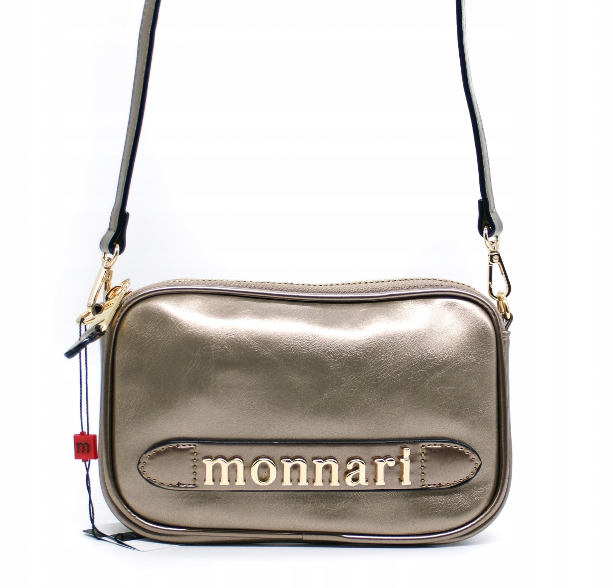 

Mała Torebka Listonoszka Z Logo Monnari