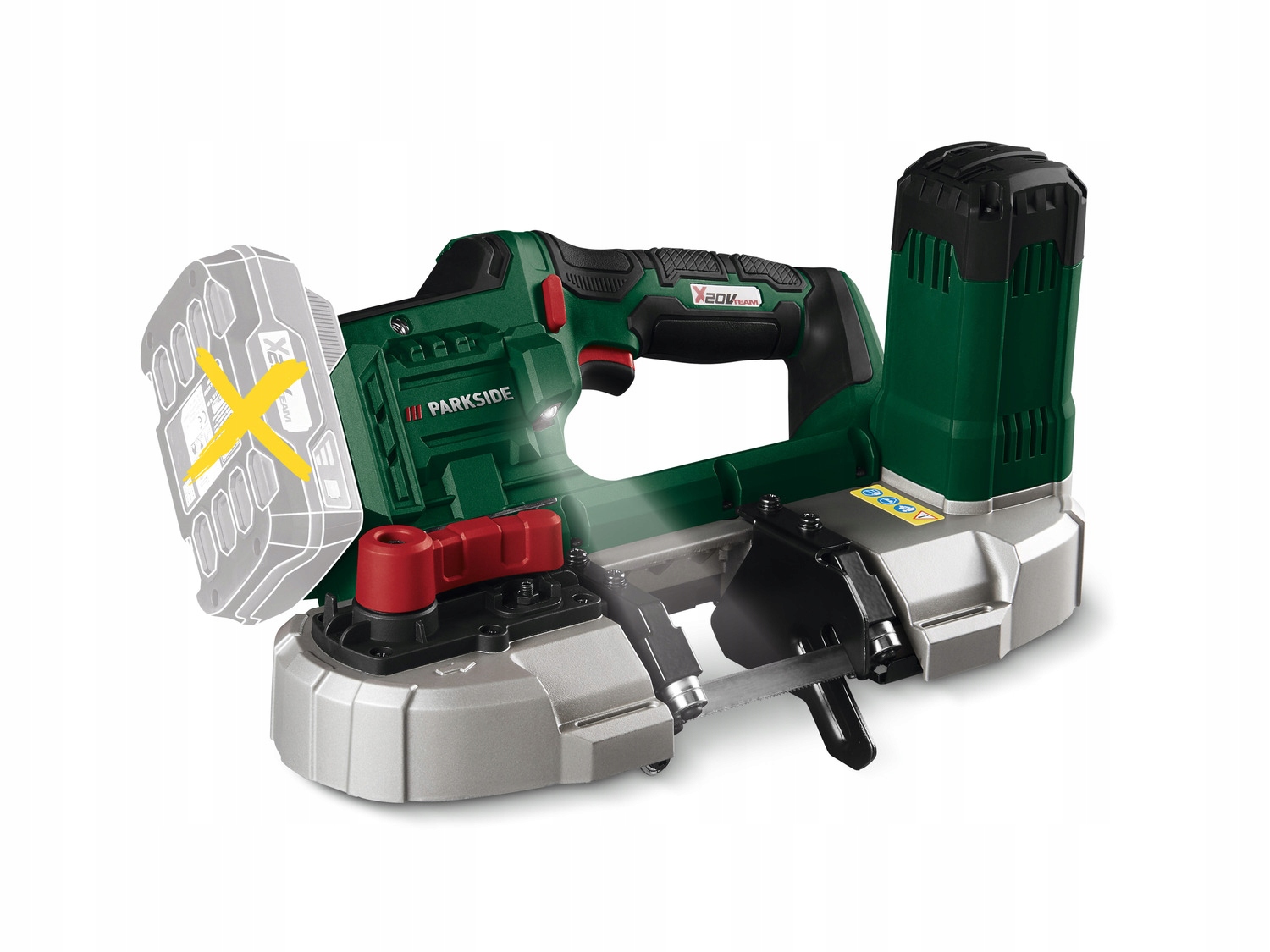 Parkside Akumulatorowa piła taśmowa 20 V, Pmba 20-Li A1