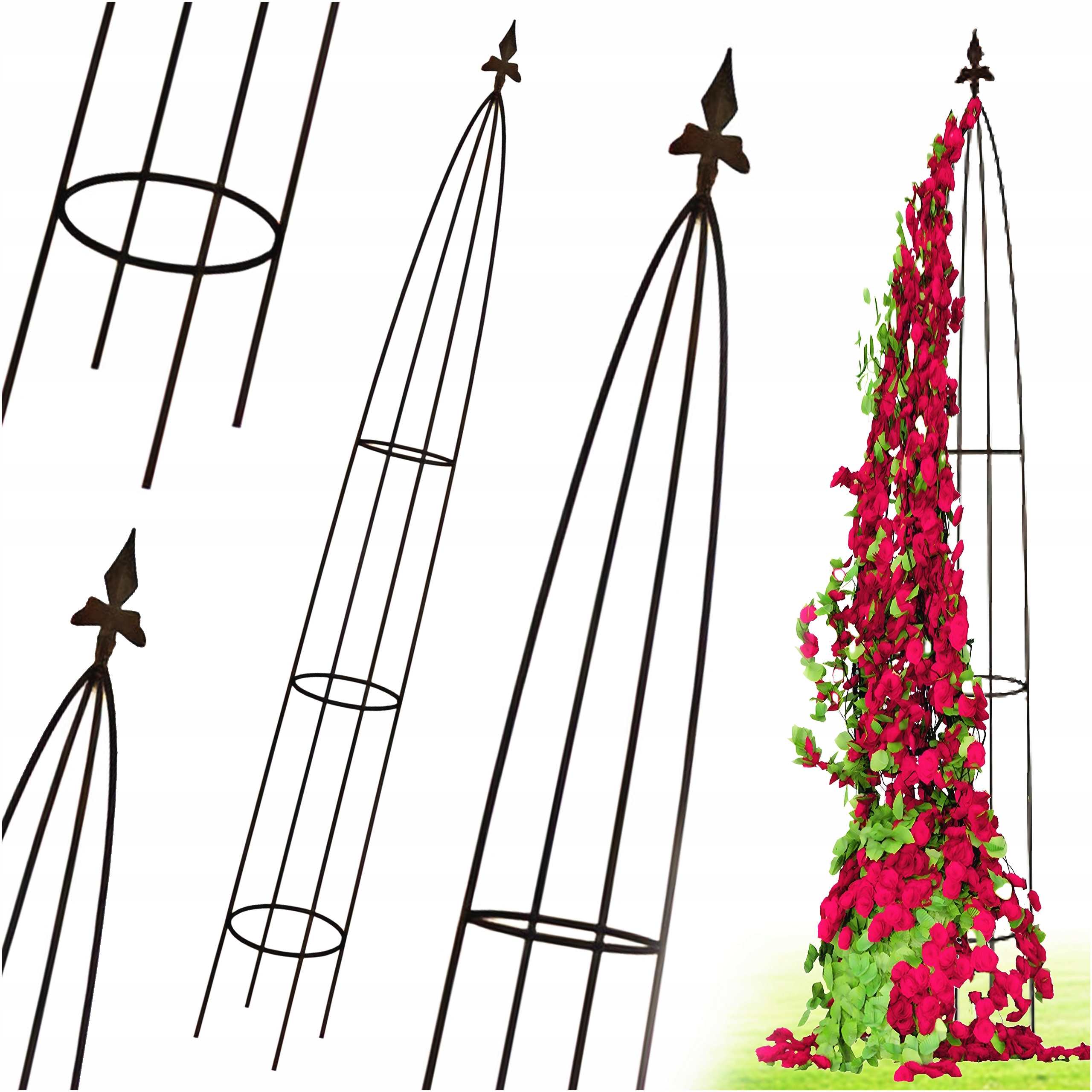 Podpěra Pro Rostliny Hortenzie Růží A Keřů Podpěra Pro Květiny H120 Malá